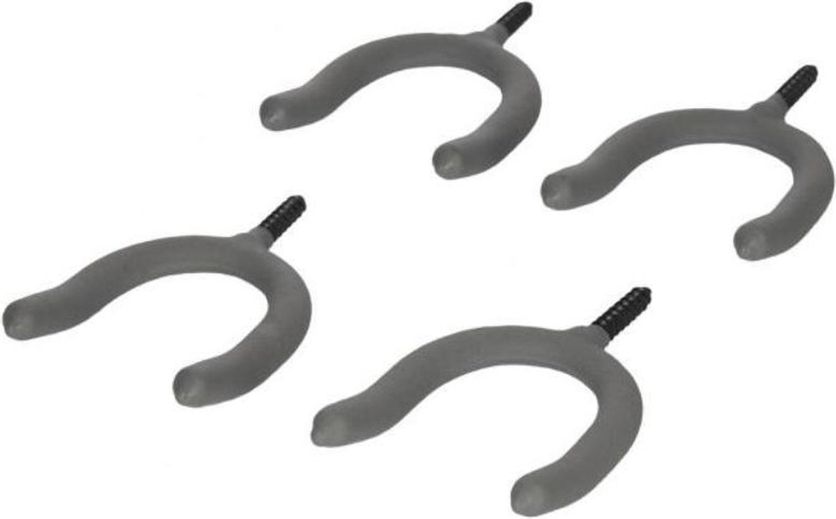 Duraline - Ophangsysteem - Hakenset - Schroefhaken - Geen bevestigingsmateriaal nodig - 4 stuks