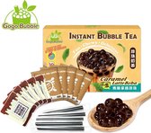 Bubble Tea Starters Kit met Boba - Caramel smaak - Bubble Thee drinken in 45 seconden