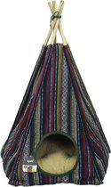 Tipi Tent Gypsy Stripe - Hond & Kat - 68x65x78 cm