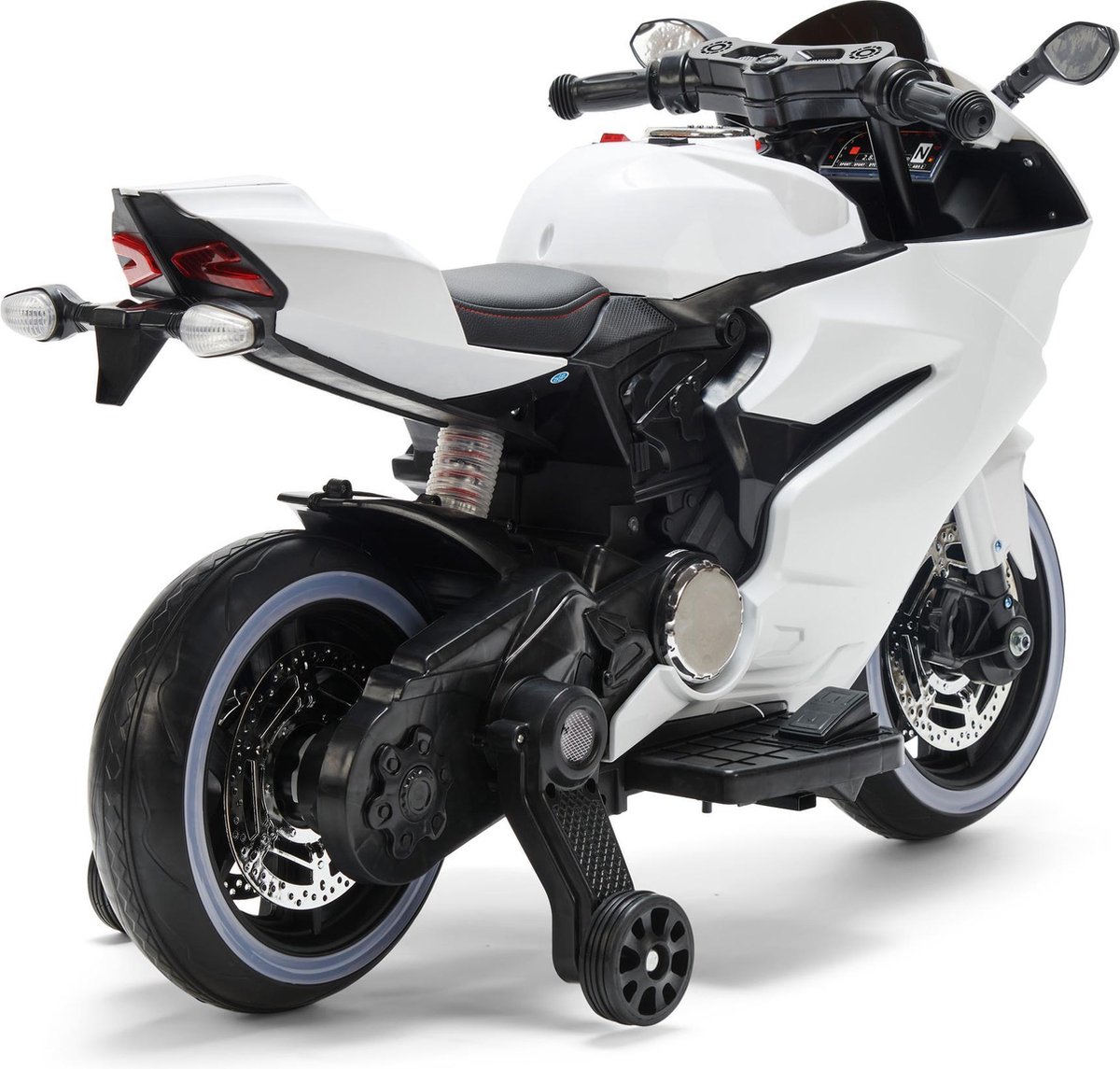 BMW HP4 Race blanche, moto électrique pour enfant 12 volts