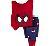 Spiderman pyjama - blauw - rood - Maat 116 /6 jaar