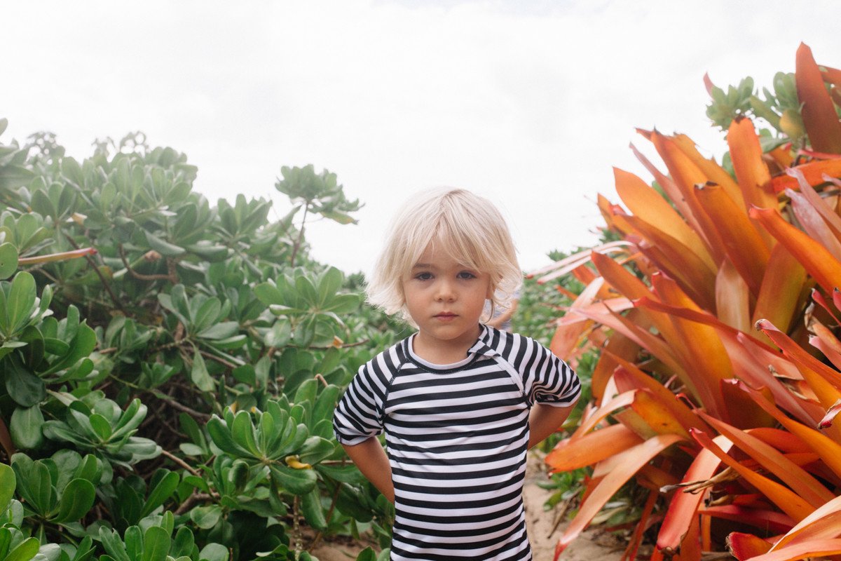 Beach & Bandits UV zwemshirt Kinderen Stripe Tee - Zwart/Wit — afbeelding 5