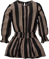 Levv meisjes jurk Sandra aop Black Stripe