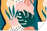 Poster Feuilles - Couleurs - Motifs - 120x80 cm