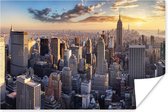 Poster New York - Skyline - Wolken - 180x120 cm XXL