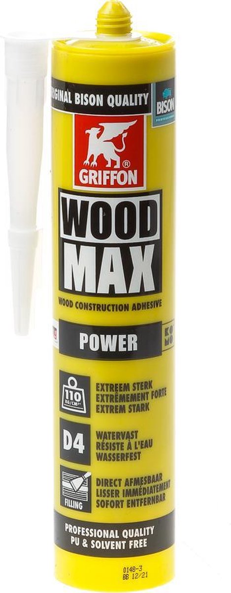 Griffon Wood Max Power Koker 380 g NL/FR/DE