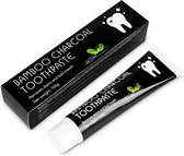 Charcoal Mint Tandpasta - 2 TUBES - Witte Tanden - Houtskool Tand Bleker - Charcoal Toothpaste - Teeth Whitening - Charcaol Tandpasta Whitening - Frisse Adem - Bamboe Tandsteen verwijderaar - Wittere Tandjes - Bamboo Tandbleek