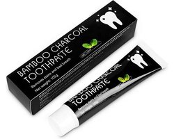 Charcoal Mint Tandpasta - 2 TUBES - Witte Tanden - Houtskool Tand Bleker - Charcoal Toothpaste - Teeth Whitening - Charcaol Tandpasta Whitening - Frisse Adem - Bamboe Tandsteen verwijderaar - Wittere Tandjes - Bamboo Tandbleek
