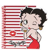 notitieboek Betty Boop meisjes rood/wit