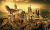 Harry Potter - Canvas Poster - 45x60cm - Hogwarts - Hedwig - Zweinstein - Zonder lijst