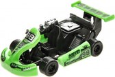 raceauto groen 9 cm