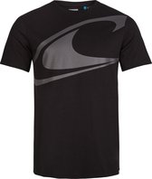 O'Neill T-Shirt Men Zoom Wave Black Xs - Black 100% Katoen Crew