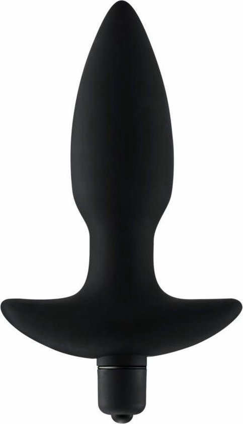 18Toys Vibrerende Buttplug - Krachtige vibratie - Waterdicht - Zwart
