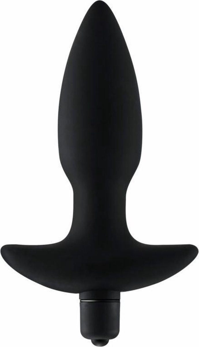 Goedkoopste 18Toys Vibrerende Buttplug - Krachtige vibratie - Waterdicht - Zwart