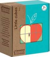 blokkenpuzzel Little Cubes Fruit junior hout 12-delig