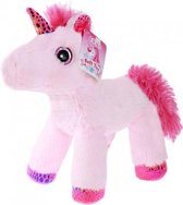 eenhoorn knuffel roze 27 cm