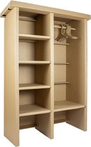 Kartonnen Toffe Garderobe Kast - Zonder lades en deurtjes - Duurzaam Karton - Hobbykarton - KarTent