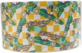 funny tape auto 5 meter 48 mm geel/groen
