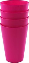 Hega Campingbeker Hawai 430 Ml Roze 4 Stuks