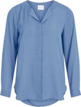 Vila Blouse Vilucy L/s Shirt - Noos 14044253 Captains Blue Dames Maat - XL