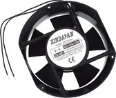 Xindafan 230V Ventilator 172x150x50mm - Zwart
