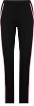 Pinko • zwarte regular fit pantalon met roze bies • maat 36 (IT42)
