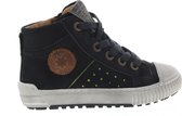 Jongens Veterschoenen & Klitteband Develab 41923-923 Black Suede Zwart - Maat 22