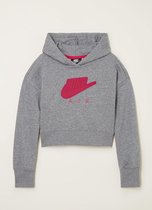 Nike Nike Air cropped hoodie met logopatch - Maat 176