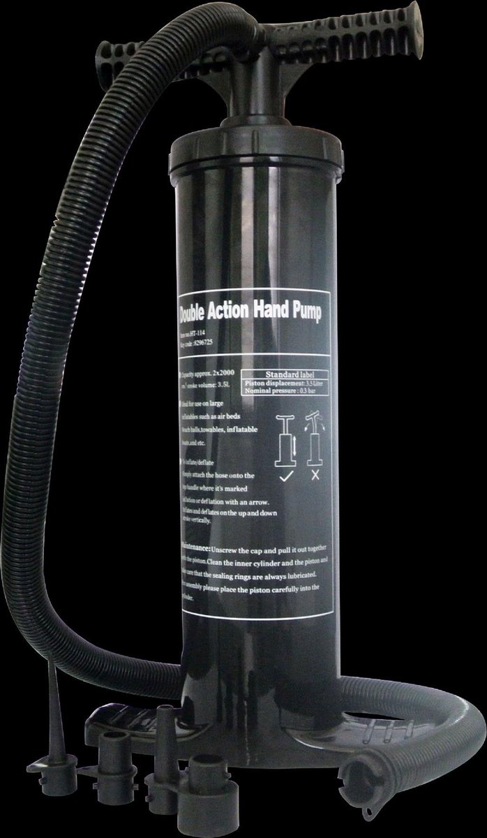 Double Action Handpomp 1.4L met 4 ventielen