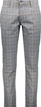 Haze & Finn Broek Italian Pants Mc16 0541 Rubber Grey Check Opt5 Mannen Maat - W33 X L32