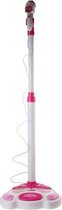 podiummicrofoon iGirl meisjes 25 cm wit/roze