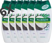 Palmolive Douchegel - Cocos - 6x 250ml | Voordeelverpakking