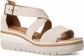 Tamaris Dames Sandaaltje 1-1-28005-26 375 beige wijd Maat: 42 EU