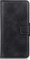 Shop4 - iPhone 13 Pro Max Hoesje - Wallet Case met Pasjeshouder Cabello Zwart