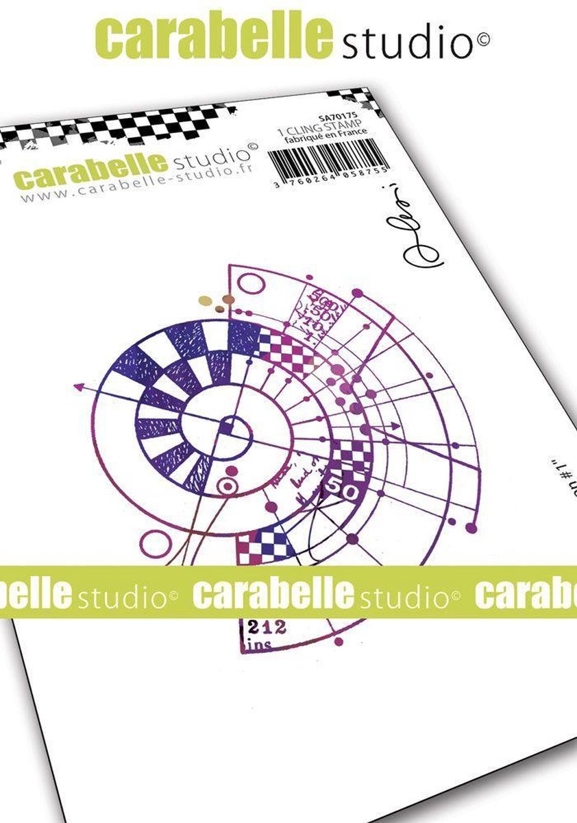 Carabelle Studio - Cling stamp A7 Wijk Nr.1