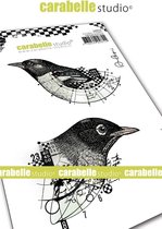 Carabelle Studio - Cling stamp A6 2 Vogels