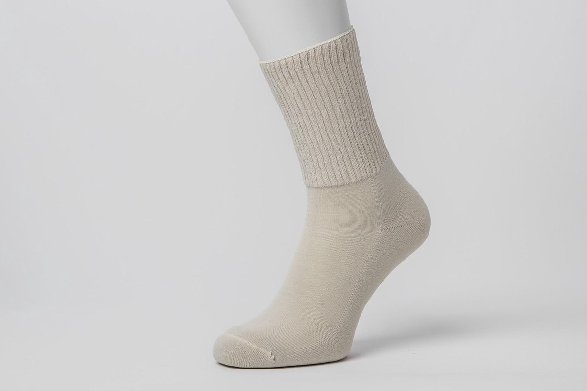Reflexwear Diabetes sokken - naturel - Geen voelbare naden - Niet knellend - Schoenmaat: 43-46