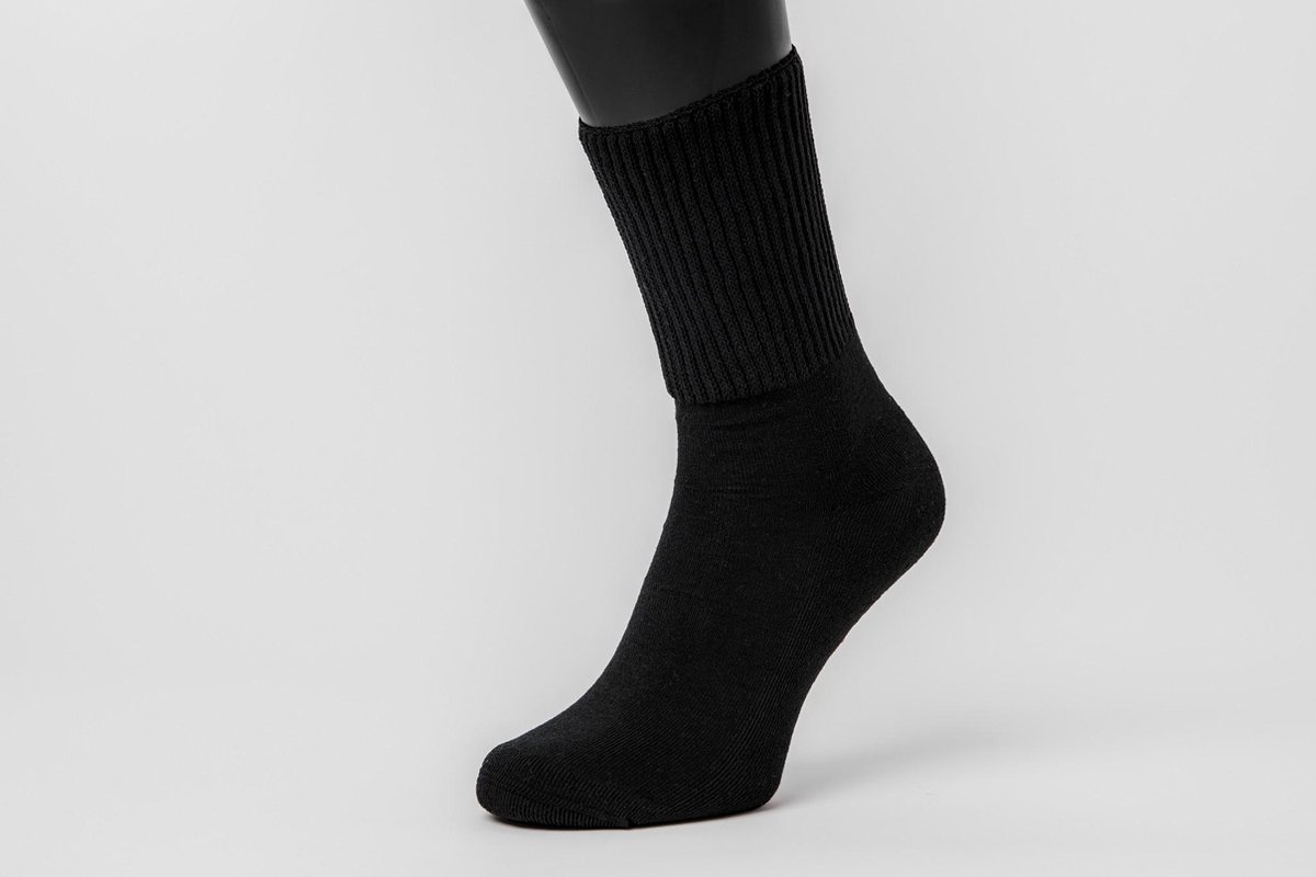 Reflexwear Diabetes sokken - zwart - Geen voelbare naden - Niet knellend - Schoenmaat: 35-38