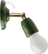 Zangra green porcelain lamp