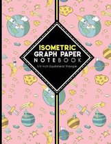 Isometric Graph Paper Notebook: 1/4 Inch Equilateral Triangle