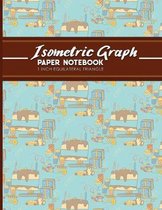 Isometric Graph Paper Notebook: 1 Inch Equilateral Triangle