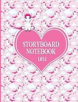 Storyboard Notebook 1.85: 1: Storyboard Template