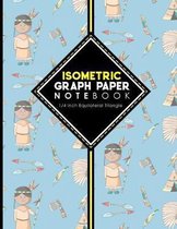 Isometric Graph Paper Notebook: 1/4 Inch Equilateral Triangle