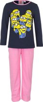 Kinder Pyjama - 9 Minions (Navy/Roze)Minions