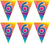 3x morceaux de banderoles anniversaire thème 6 ans de 5 mètres - Articles de fête/décoration