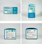 Baltic Masks Type IIR wegwerp medische mondkapjes Blauw | 50 stuks | Medisch | EN 14683 type IIR | Chirurgisch mondneusmasker