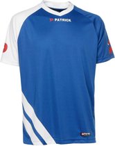 Patrick Victory Shirt Korte Mouw Heren - Royal / Wit | Maat: XL
