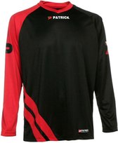 Patrick Victory Voetbalshirt Lange Mouw Heren - Zwart / Rood | Maat: XXL