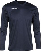 Patrick Pat105 Voetbalshirt Lange Mouw Kinderen - Marine | Maat: 11/12