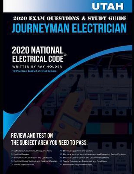 Utah 2020 Journeyman Electrician Exam Questions and Study Gu ... - cover